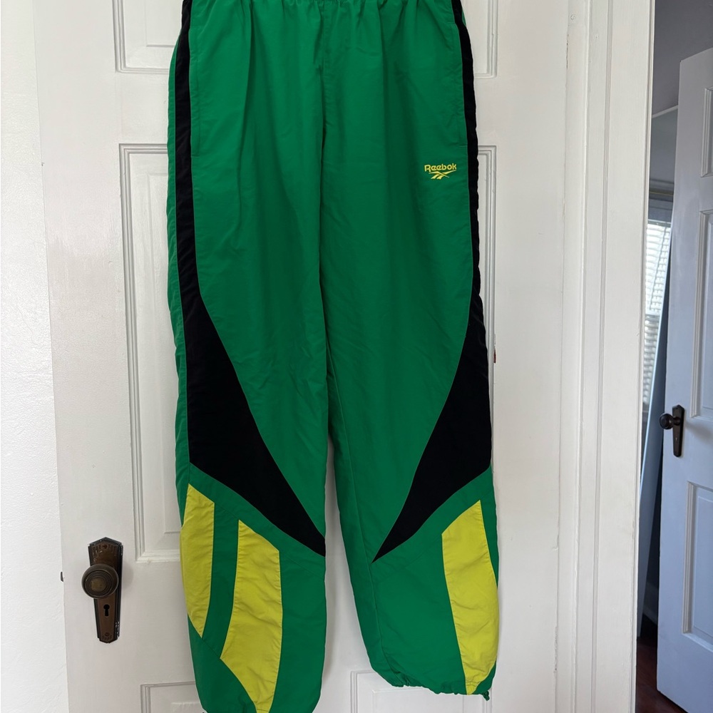 Reebok Emerald Green Track Pants Large